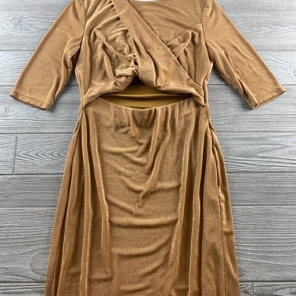 Significant Other Mila dress in SAND/Brown - Sz US 8/ Aus 12 - Picture 3 of 3
